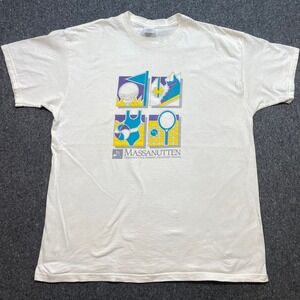 Global Sport Massanutten Resort TShirt XL Mens White 90s Retro Souvenir Graphic